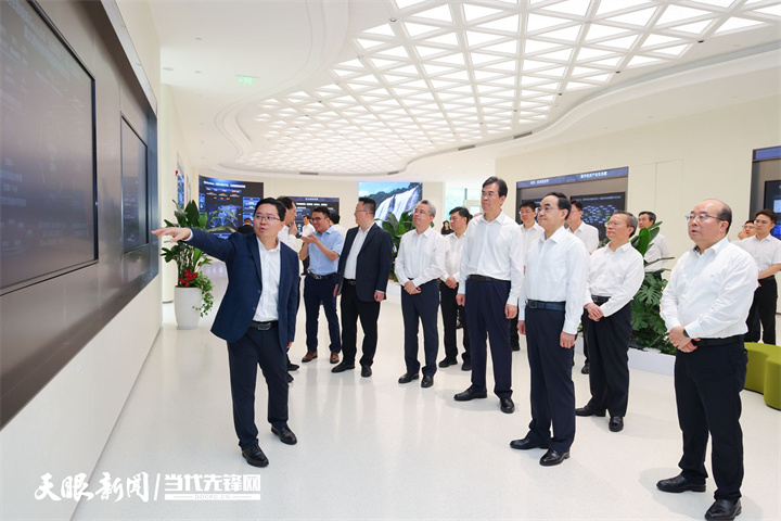 （审定）DPCL7893-1 - ----2025年6月17日，省委、省政府召开贵安新区高质量发展座谈会。图为徐麟、李炳军等领导会前在华为云项目考察，了解项目发展及配套设施建设等情况。贵州日报天眼新闻记者 杜朋城 摄影.jpg