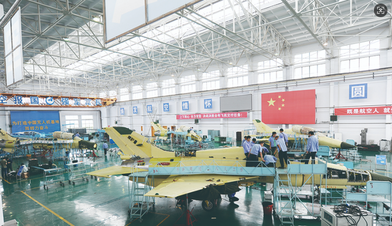 图为贵飞公司飞机总装车间。（贵飞公司供图）.png
